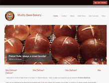 Tablet Screenshot of muddybeesbakery.com